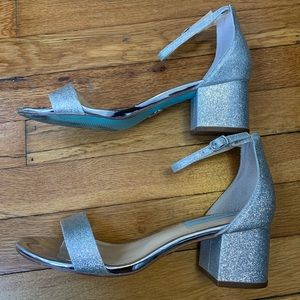 Betsey Johnson Silver heels
